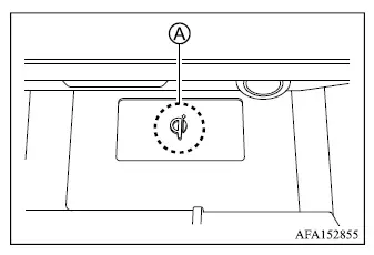 Mitsubishi Outlander Qi wireless charging pad showing correct smartphone placement