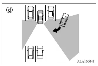 Mitsubishi Outlander RCTA enabled setting shown on driver information display