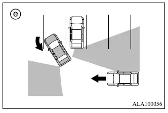 Mitsubishi Outlander RCTA disabled setting shown on driver information display
