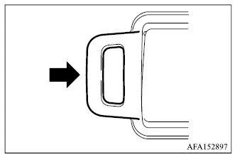 Mitsubishi Outlander sunvisor card holder