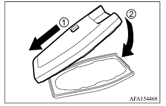 Mitsubishi Outlander transmitter case reassembly after CR2032 battery replacement
