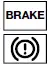 Mitsubishi Outlander brake warning light symbol