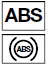 Mitsubishi Outlander Anti-lock Braking System warning light symbol