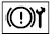 Mitsubishi Outlander electric parking brake system warning symbol