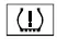 Mitsubishi Outlander low tire pressure warning light symbol