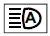 Mitsubishi Outlander Automatic High Beam indicator light symbol