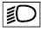 Mitsubishi Outlander low beam indicator light symbol
