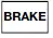 Mitsubishi Outlander red brake warning light symbol