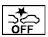 Mitsubishi Outlander Forward Collision Mitigation System OFF warning symbol
