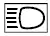 Mitsubishi Outlander high beam headlight indicator symbol