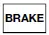 Mitsubishi Outlander red brake warning light symbol