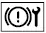 Mitsubishi Outlander yellow electric parking brake warning light symbol