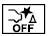 Mitsubishi Outlander Rear Automatic Emergency Braking system OFF warning light symbol